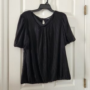 Sara Michelle Elegant Black Blouse